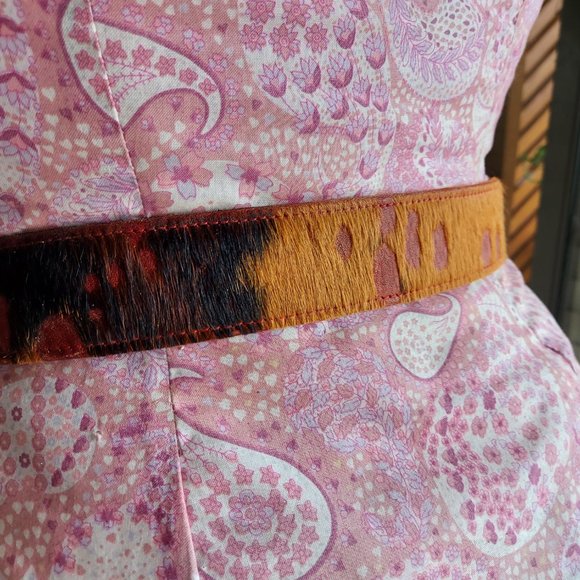 VTG BB Simon Leather Belt Swarovsky Crystals main image 5